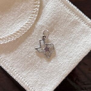 Rare 1987 James Avery Retired Rope Texas Star Charm